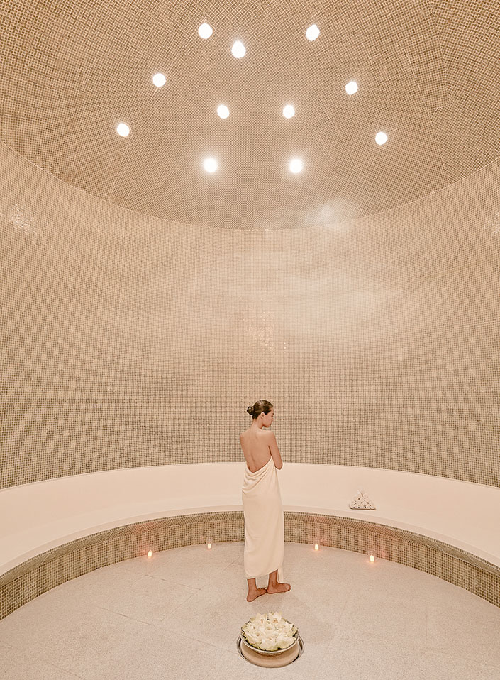 Steam-Room im Chivasom Resort in Thailand