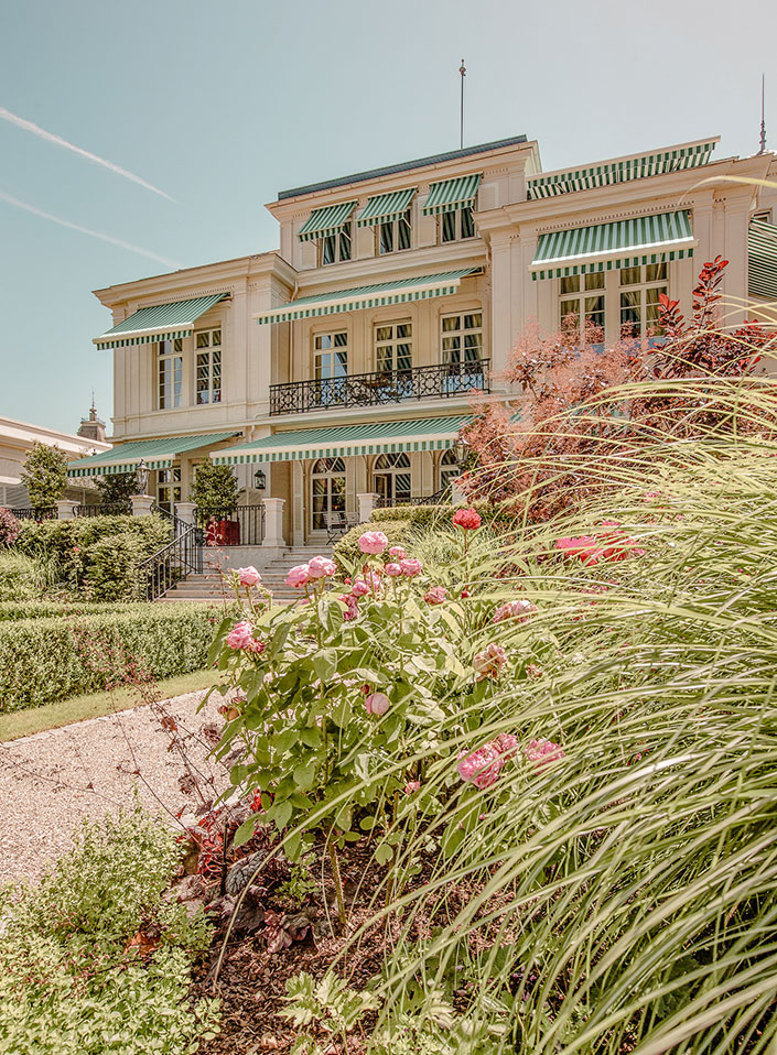 Aussenansicht der Villa Stéphanie, Baden-Baden